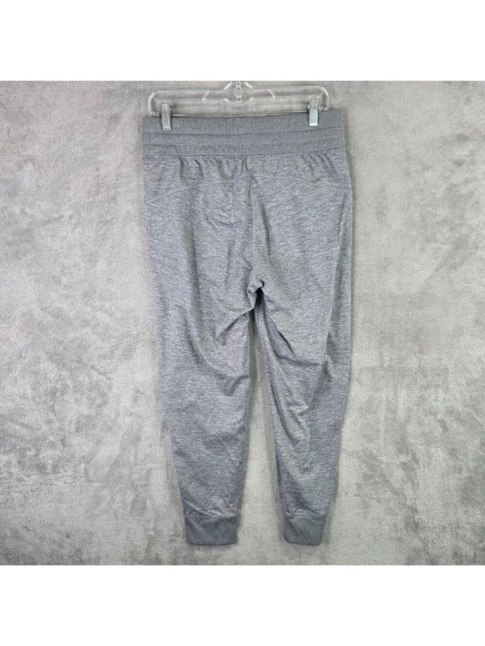 Womens American Eagle Gray Fleece Drawstring Sweatpants Lounge Joggers Size M - Picture 5 of 10
